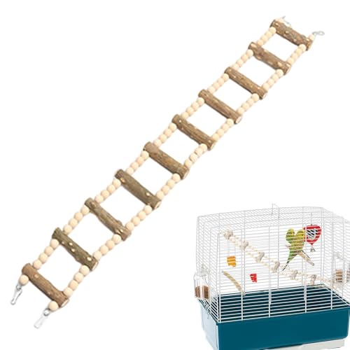 Nixiara Sittichleiterbrücke, Papageien-Swingleiter - Holztreppe für Vögel - Die fringues Tauben kauen Spielzeug Perchi dauerhaft im Ruhezustand stehen Nixiara Sittichleiterbrücke, Papageien-Swingleiter - Holztreppe für Vögel - Die fringues Tauben kauen Spielzeug Perchi dauerhaft im Ruhezustand stehen von Nixiara
