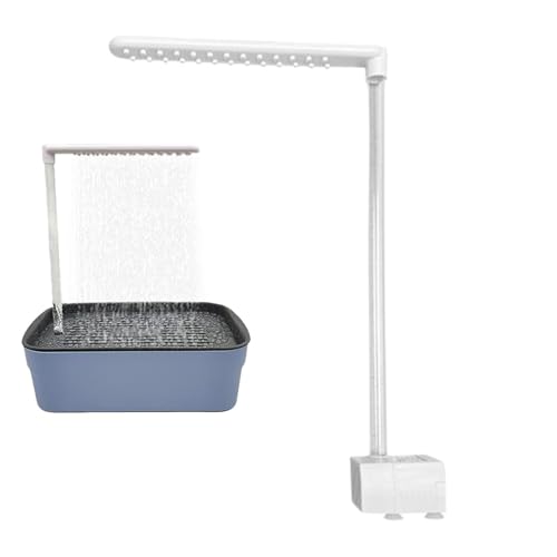Nixiara Vogel Dusche Bad, Papageidusche - Käfigvogel -Badbrunnen mit Duschkopf | Automatisches Sittichbadzubehör, Haustierpool -Spielzeug für Lovebirds, Cockatiels von Nixiara