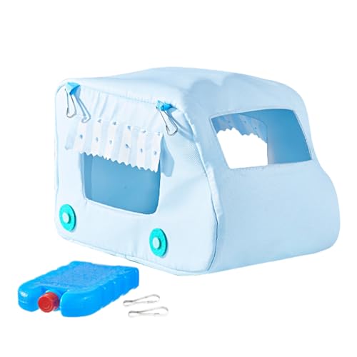 Vogelhängematte für Käfig, Hängematte, weiches Vogelzelt, Autohaus zum Schlafen für , Conure, Kanarienvogel, Tavor, Hamster, Perakete, Innen-Käfigbett aus Re von Nixiara