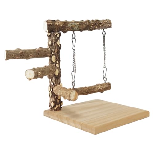 Wood Bird Playground - Parrot Playstand, Perch | Natürliches Astbesteck für kleine Vögel, Spielzeugständer im Käfig, sichere Kletterplane für Cockatiel, Fringuello, Wood Bird Playground - Parrot Playstand, Perch | Natürliches Astbesteck für kleine Vögel, Spielzeugständer im Käfig, sichere Kletterplane für Cockatiel, Fringuello, von Nixiara
