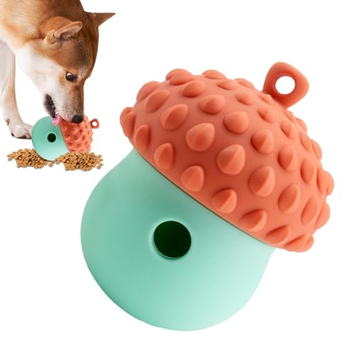Leckerli-Spender für Hunde, Futterspender für Hundespielzeug | Hundefutterspender,Langeweile-Buster und interaktiver Ball, bissfestes Kau- und Backenzahnreinigungsspielzeug für Hunde zum langsamen Füt von Nixieen