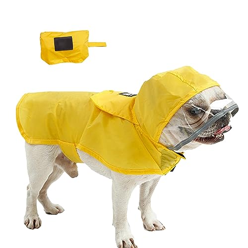 Nixotica Weicher Hunde-Regenmantel, reflektierender Sicherheitsstreifen mit em, gutem und praktischem Design(M) von Nixotica