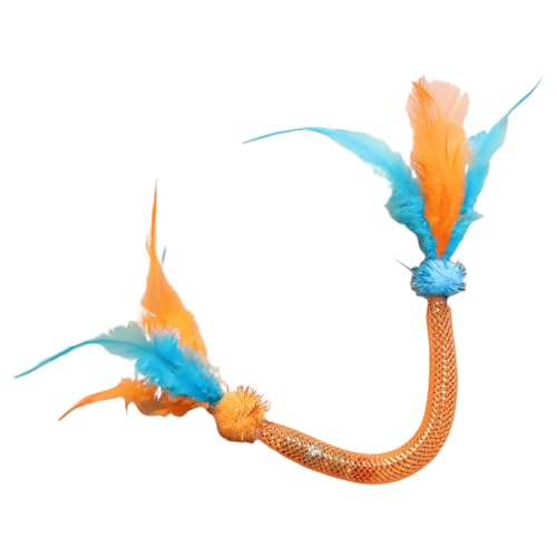 Njidher Spielzeug für Katzen, Spielzeug mit Catnip für Katzen, Indoor-Katzenseil, interaktives Spiel mit Glocke für langweilige Tiere - Njidher Spielzeug für Katzen, Spielzeug mit Catnip für Katzen, Indoor-Katzenseil, interaktives Spiel mit Glocke für langweilige Tiere - von Njidher