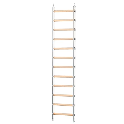Bird Ladder, Cage Climbing Toy, 9.84x12.99x16.14x19.29 Inches Revolutionary Enrichment, Perch Accessory, Sturdy Wood Design for Parakeets, Parrots, Cockatoos, Lovebirds Bird Ladder, Cage Climbing Toy, 9.84x12.99x16.14x19.29 Inches Revolutionary Enrichment, Perch Accessory, Sturdy Wood Design for Parakeets, Parrots, Cockatoos, Lovebirds von Nkmujil