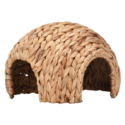 Bunny Grass House Shelter, Cattail Rabbit House, Natural Grass For Small Pets Portable Safe Guinea House, With Double Openings Playhouse, For Bunny Guinea Bunny Grass House Shelter, Cattail Rabbit House, Natural Grass For Small Pets Portable Safe Guinea House, With Double Openings Playhouse, For Bunny Guinea von Nkmujil