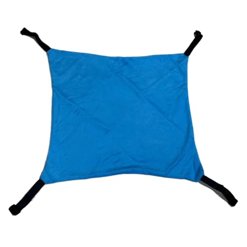 Cat Hammock, Adjustable Soft Cat Hammocks, Comfortable Rest Sleeping Pad, Double-Sided Kitten Bed, Cage Accessories for Kittens, Ferrets, Puppies, Rabbits, 15.75x15.75 inches von Nkmujil