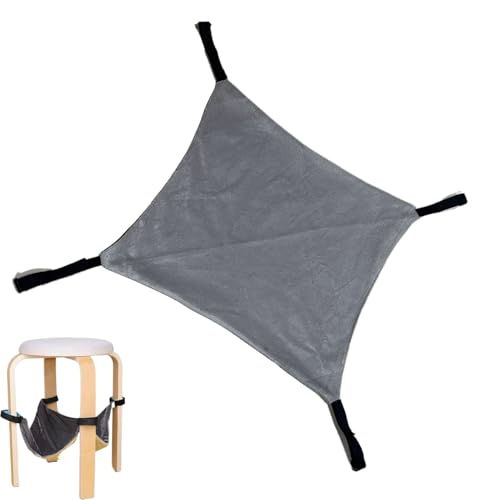Cat Hammock, Adjustable Soft Cat Hammocks, Comfortable Rest Sleeping Pad, Double-Sided Kitten Bed, Cage Accessories for Kittens, Ferrets, Puppies, Rabbits, 15.75x15.75 inches von Nkmujil
