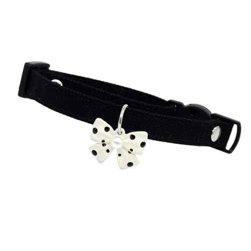 Dog Collar with Bowtie, Adjustable Cotton Pet Collar, Stylish Bow Tie Dogs and Cats, Comfortable Fit Small Medium Large Breeds, Soft Material for Daily Wear, 20-30cm Dog Collar with Bowtie, Adjustable Cotton Pet Collar, Stylish Bow Tie Dogs and Cats, Comfortable Fit Small Medium Large Breeds, Soft Material for Daily Wear, 20-30cm von Nkmujil