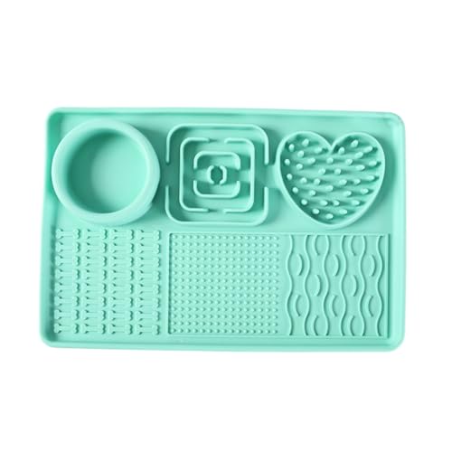 Dogs Lick Pads, Silicone Dog Food Mat Puzzle Feeder, Interactive Slow Feeding Pad with Textured, Indoor Home Use, Ideal for Training, Grooming Distraction, 11.81x7.87 inch Dogs Lick Pads, Silicone Dog Food Mat Puzzle Feeder, Interactive Slow Feeding Pad with Textured, Indoor Home Use, Ideal for Training, Grooming Distraction, 11.81x7.87 inch von Nkmujil