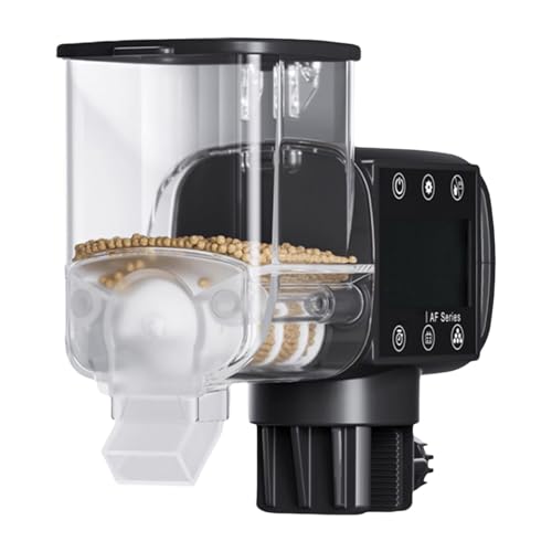 Fish Automatic Feeder, Battery Powered Aquarium Dispenser, Digital Display Timer, Programmable Feeding Control, Smart Feeder, Ideal for Daily Use, Outdoor Travel von Nkmujil