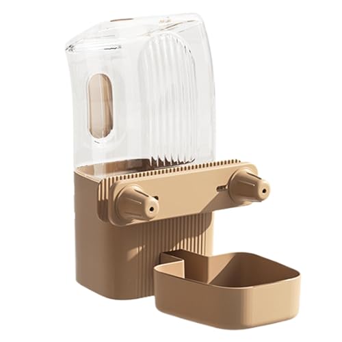 Hängender Futterspender und Wasserspender, Käfigmontierter automatischer Futternapf, große Kapazität, Futter- und Wassernapf für Welpen, Katzen und Kleintiere, 24 x 24 x 12 cm von Nkmujil