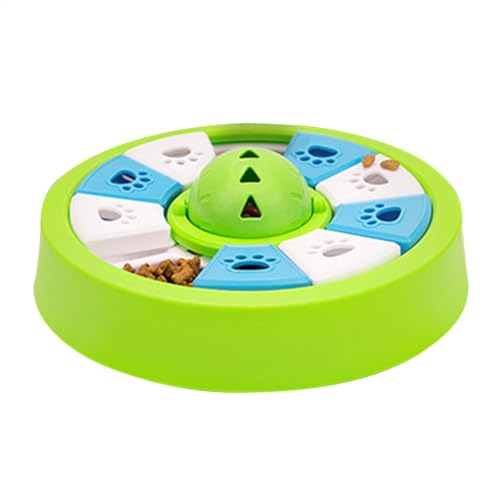 Hunde-Puzzle-Spielzeug, Futterspender für Intelligenz-Training, interaktiver Welpen-Leckerli-Spender, quietschendes Puzzle-Spielzeug für Ihre kleinen, mittelgroßen, großen Haustiere, ansprechend und von Nkmujil