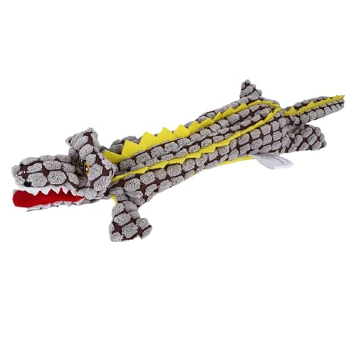 Hundespielzeug aus Plüsch, quietschendes Kauspielzeug, Krokodil-Hundespielzeug, Haustierspielzeug, Hunde-Maiskern-Plüsch, klingend, Krokodilzahnreinigung, Trainingsbedarf, interaktives Hundespielzeug aus Plüsch, quietschendes Kauspielzeug, Krokodil-Hundespielzeug, Haustierspielzeug, Hunde-Maiskern-Plüsch, klingend, Krokodilzahnreinigung, Trainingsbedarf, interaktives von Nkmujil
