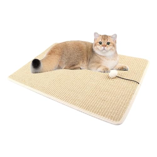 Katzenkratzmatte, Wand-Kratzmatte für Indoor-Katzen, Katzenkratzteppich, Sisal-Kratzmatte für Wand, Möbel, Teppichschutz Katzenkratzmatte, Wand-Kratzmatte für Indoor-Katzen, Katzenkratzteppich, Sisal-Kratzmatte für Wand, Möbel, Teppichschutz von Nkmujil