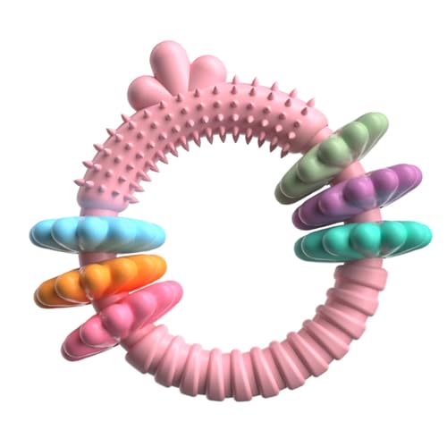 Kauring für Hunde, Zahnspielzeug für Welpen, Gummi, Beißring für Welpen, robustes Kauspielzeug für die Reinigung der Zähne und schützt die Mundgesundheit, kleine, mittelgroße und große Hunde Kauring für Hunde, Zahnspielzeug für Welpen, Gummi, Beißring für Welpen, robustes Kauspielzeug für die Reinigung der Zähne und schützt die Mundgesundheit, kleine, mittelgroße und große Hunde von Nkmujil