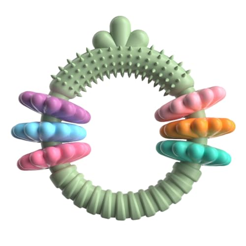 Kauring für Hunde, Zahnspielzeug für Welpen, Gummi, Beißring für Welpen, robustes Kauspielzeug für die Reinigung der Zähne und schützt die Mundgesundheit, kleine, mittelgroße und große Hunde Kauring für Hunde, Zahnspielzeug für Welpen, Gummi, Beißring für Welpen, robustes Kauspielzeug für die Reinigung der Zähne und schützt die Mundgesundheit, kleine, mittelgroße und große Hunde von Nkmujil