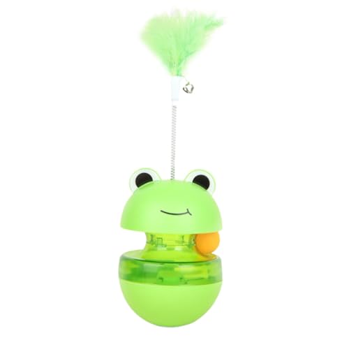 Nkmujil Interaktives Frosch-Katzenspielzeug mit Leckerlis, Leckerli-Dosierung Frosch Katzenspielzeug, Froschförmiges Katzenpuzzle Feeder, Froschförmiges Katzenanreicherungsspielzeug Nkmujil Interaktives Frosch-Katzenspielzeug mit Leckerlis, Leckerli-Dosierung Frosch Katzenspielzeug, Froschförmiges Katzenpuzzle Feeder, Froschförmiges Katzenanreicherungsspielzeug von Nkmujil