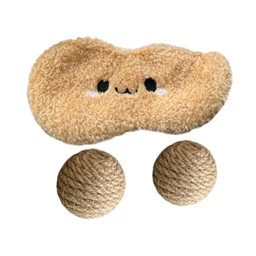 Nkmujil Katzenspielzeug Ball mit Sound - Sisal Katze Kratzball - Niedliches Klangspielzeug Katze Interaktives Sisalball Set Verschleißfest, Bissfest Für Zuhause Haustier Nkmujil Katzenspielzeug Ball mit Sound - Sisal Katze Kratzball - Niedliches Klangspielzeug Katze Interaktives Sisalball Set Verschleißfest, Bissfest Für Zuhause Haustier von Nkmujil
