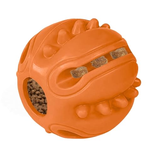 Nkmujil Langsames Fressspielzeug für Hunde, Kauspielzeug-Ball-Lebensmittelspender, Zartes Kauspielzeug in leuchtenden Farben für kleine, große und mittelgroße Hunde Nkmujil Langsames Fressspielzeug für Hunde, Kauspielzeug-Ball-Lebensmittelspender, Zartes Kauspielzeug in leuchtenden Farben für kleine, große und mittelgroße Hunde von Nkmujil
