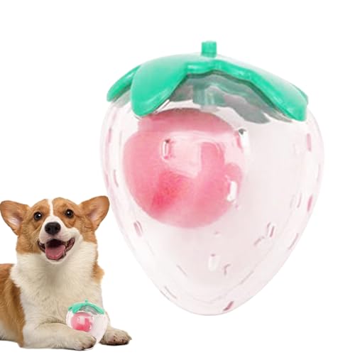 Nkmujil Strawberry Dog Toy, Cute Tough Interactive Puppy Chew Toy with Squeaky Sound Boredom-Relief Design, Ideal for Small Dogs, Teething, Pet Playtime and Training Activities Nkmujil Strawberry Dog Toy, Cute Tough Interactive Puppy Chew Toy with Squeaky Sound Boredom-Relief Design, Ideal for Small Dogs, Teething, Pet Playtime and Training Activities von Nkmujil