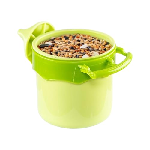 Parakeet Feeder, Precise Cockatiel Feeding Bowl, 2.09x2.09x1.89 Inches Non Slip Wide Base Dish, Stable Animal Feeder with Accurate Design for Ground Deck Balcony Fence Outdoor Pet Use Parakeet Feeder, Precise Cockatiel Feeding Bowl, 2.09x2.09x1.89 Inches Non Slip Wide Base Dish, Stable Animal Feeder with Accurate Design for Ground Deck Balcony Fence Outdoor Pet Use von Nkmujil