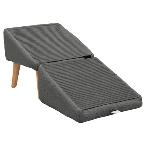 Pet Ramp, Non-Slip Dog Steps High Bed, Lightweight Folding Pets Stairs, Reusable Kitten & Puppy Climbing Aid, Ideal for Bedside, Couch, Indoor Small Mobility Solution, Black Pet Ramp, Non-Slip Dog Steps High Bed, Lightweight Folding Pets Stairs, Reusable Kitten & Puppy Climbing Aid, Ideal for Bedside, Couch, Indoor Small Mobility Solution, Black von Nkmujil