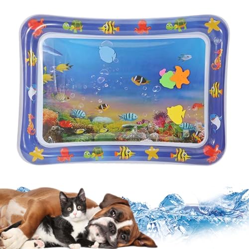 Pet Water Sensory Mat, Pets Interactive Water Mats, Playful Comfort Pad, Pet Fish Water Sensory Pads, Pets Supplies and Accessories, Perfect Use for Cats, Kitten, Pet Water Sensory Mat, Pets Interactive Water Mats, Playful Comfort Pad, Pet Fish Water Sensory Pads, Pets Supplies and Accessories, Perfect Use for Cats, Kitten, von Nkmujil