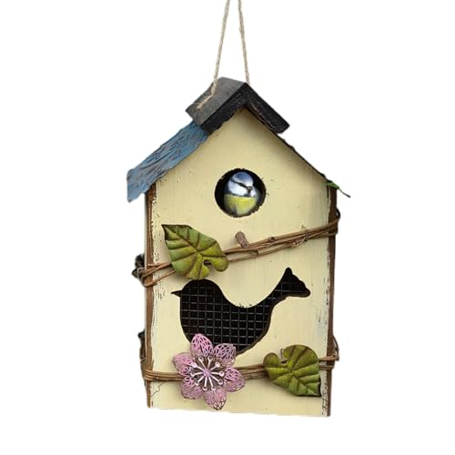 Vogelhäuser aus für draußen – hängende niedliche -Vogelhäuser, dekorative Gartendekoration, schützender multifunktionaler Vogelkäfig für den Außenbereich, Terrasse, Garten, Park Vogelhäuser aus für draußen – hängende niedliche -Vogelhäuser, dekorative Gartendekoration, schützender multifunktionaler Vogelkäfig für den Außenbereich, Terrasse, Garten, Park von Nkmujil