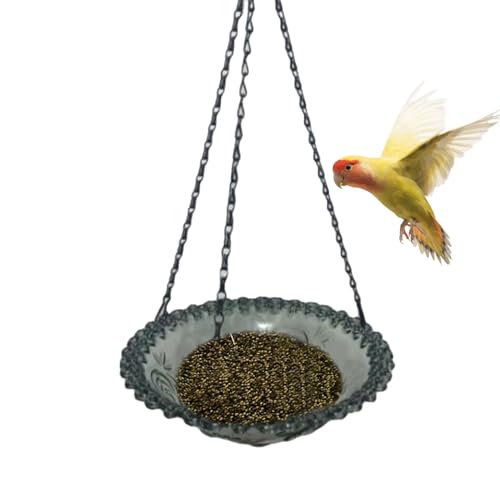 Vogeltränke, Futterschale für kleine Vögel, kompakter Wasserpool, leicht zu befestigendes Käfigzubehör, ideal zum Trinken, Füttern, Baden, Verwendung im Garten, Terrasse, Pavillon, Spalierpflege, 23,5 Vogeltränke, Futterschale für kleine Vögel, kompakter Wasserpool, leicht zu befestigendes Käfigzubehör, ideal zum Trinken, Füttern, Baden, Verwendung im Garten, Terrasse, Pavillon, Spalierpflege, 23,5 von Nkmujil
