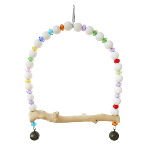 Nlrlo Vogelkäfig-Sitzstange, Papageien-Sitzstange für Käfig | Papageien-Sitzstange aus | Oktan-Käfig Hängematte Schaukel Spielzeug, Regenbogen-Schaukelbrücke Hängematte Vogel stehend Ast Nlrlo Vogelkäfig-Sitzstange, Papageien-Sitzstange für Käfig | Papageien-Sitzstange aus | Oktan-Käfig Hängematte Schaukel Spielzeug, Regenbogen-Schaukelbrücke Hängematte Vogel stehend Ast von Nlrlo