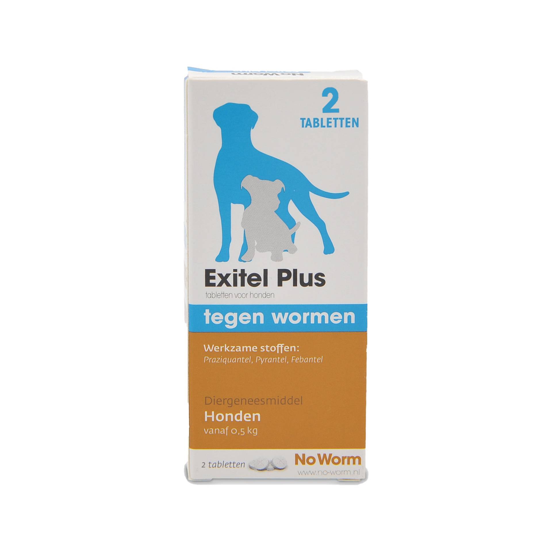 No Worm Exitel Plus Hund (minimal 0,5 kg) - 4 Tabletten von No Worm