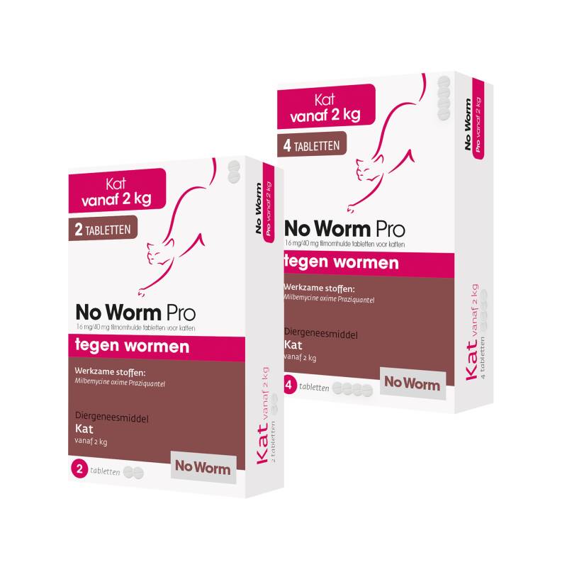 No Worm Pro Kat (Katze) - 2 Tabletten von No Worm