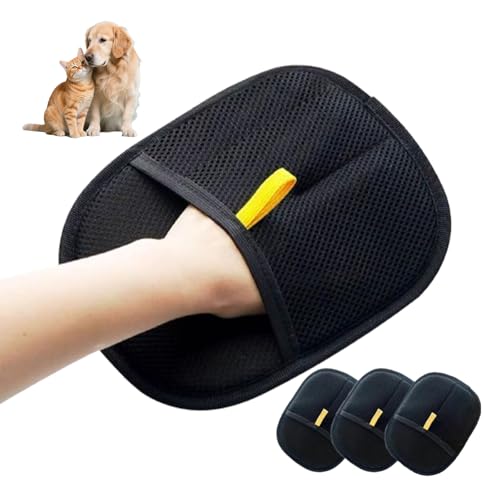 Noaxylic 3 Stück Fellmagnet, Tierhaarentferner Handschuh, Pet Hair Remover Glove, Antistatische Haustier Handschuhe, für Katzen und Hunde for Washing Deshedding, für Glattes Noaxylic 3 Stück Fellmagnet, Tierhaarentferner Handschuh, Pet Hair Remover Glove, Antistatische Haustier Handschuhe, für Katzen und Hunde for Washing Deshedding, für Glattes von Noaxylic