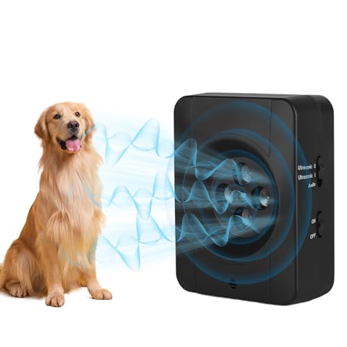Noaya Anti-Bell-Gerät – 3 Modi, wiederaufladbar, induktiv, automatische Hunde-Bell-Abschreckungsgeräte, Ultraschall-Hundestopper, Indoor- und Outdoor-Hundesteuerung, leises Hundetrainingswerkzeug von Noaya
