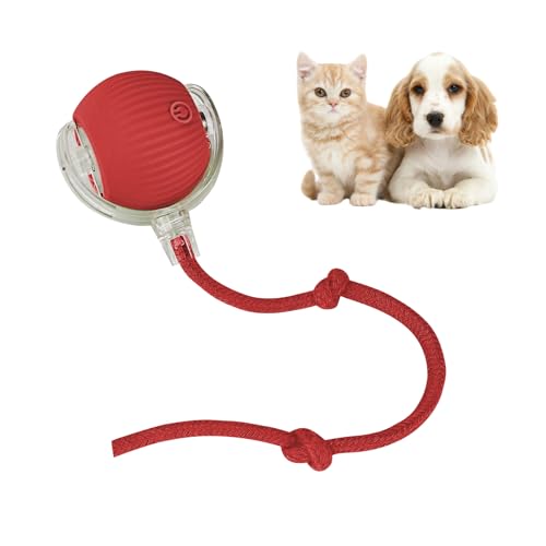 Noaya Smart Automatisch rollender Haustierball, 360° interaktives Hunde-/Katzenballspielzeug, elektrischer Hundeball, Chase Mate Katzenspielzeug, vibrierender, selbstbewegender Hundeball, Noaya Smart Automatisch rollender Haustierball, 360° interaktives Hunde-/Katzenballspielzeug, elektrischer Hundeball, Chase Mate Katzenspielzeug, vibrierender, selbstbewegender Hundeball, von Noaya