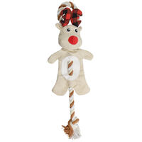 Weihnachts-Elchspielzeug mit Seil von Nobby Pet Shop GmbH