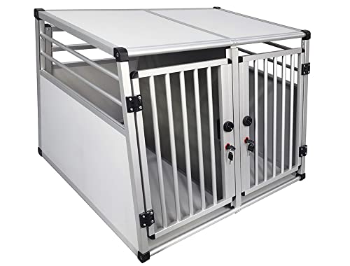 62393 Aluminium Autotransportbox doppelt B x T x H: 92 x 88 x 68 cm von Nobby