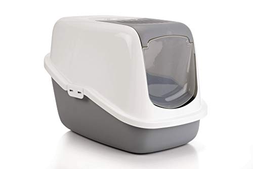Katzentoilette "NESTOR" grau 56 x 39 x 38,5 cm Katzentoilette "NESTOR" grau 56 x 39 x 38,5 cm von Nobby