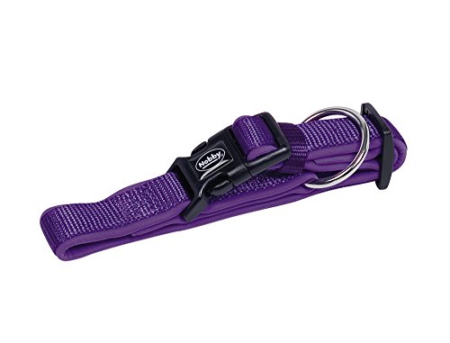 Nobby Halsband Classic Preno, lila/lila L: 25-35 cm, B: 15/20 mm, 1 Stück von Nobby