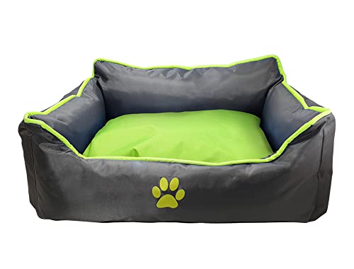 Nobby 61826 Komfortbett eckig Classic Reno hellgrün L x B x H: 52 x 41 x 16 cm von Nobby