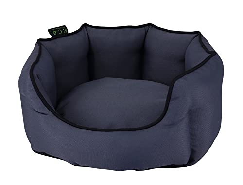 Nobby 61843 ECO Komfortbett oval ESAT grau L x B x h: 55 x 50 x 21 cm von Nobby