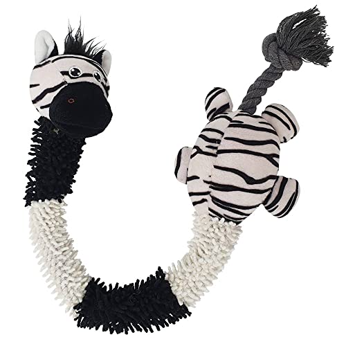 Nobby Plüsch Zebra mit Seil innen, 61 cm, 1 Stück von Nobby