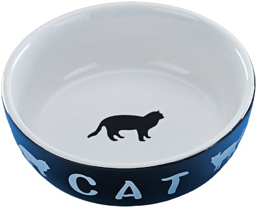Nobby 69983 Katzenschale Keramik 13,0 cm, schwarz-wei von Nobby