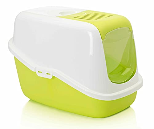 Nobby 72063 Katzentoilette Nestor 56 x 39 x 38.5 cm, hellgrün von Nobby