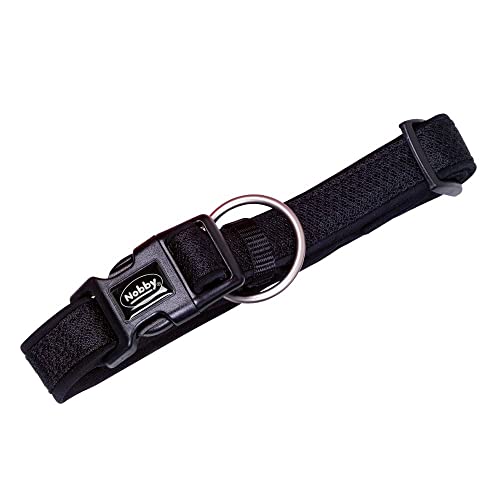 Nobby Halsband Mesh Preno, schwarz, L: 25-35 cm, B: 15/20 mm, 1 Stück von Nobby