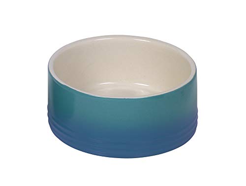 Nobby Keramik Napf Gradient, blau Ø 15 x 6 cm, 0,55 l, 1 Stück von Nobby
