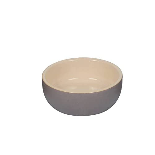 Nobby Keramik Napf Kaunis, grau/creme, Ø 13,5 x 5,5 cm, 0,30 l, 1 Stück von Nobby