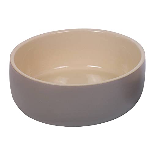 Nobby Keramik Napf Kaunis, grau/creme, Ø 24,0 x 8,0 cm, 2,40 l, 1 Stück von Nobby