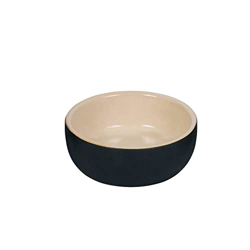 Nobby Keramik Napf Kaunis, schwarz/creme, Ø 13,5 x 5,5 cm, 0,30 l, 1 Stück von Nobby