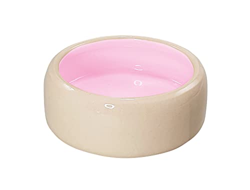 Nobby Nager Keramik Futtertrog, rosa Ø 14,5 cm, 0,50 l, 1 Stück von Nobby